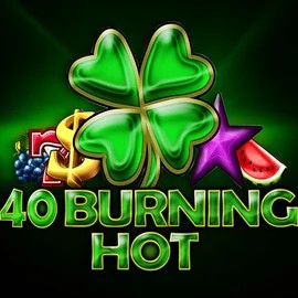 40 Burning Hot logo by Amusnet Interactive at Wolf Casino40 Burning Hot