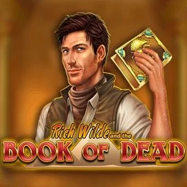 Book of Dead logo – Slots by Play'n GO at Wolf Casino