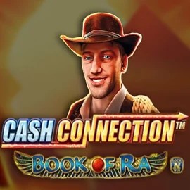 Cash Connection Book Of Ra casino game by Novomatic – featured logo at Wolf Casino