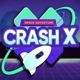 Logo of Crash X from Turbo Games at Wolf Casino