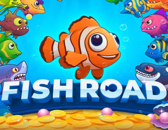Logo of Fish Road from InOut at Wolf Casino