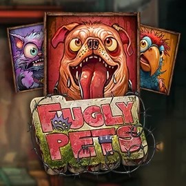 Fugly Pets slot logo by Stakelogic at Wolf CasinoFugly Pets