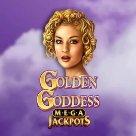 Logo of Golden Goddess Megajackpots from IGT at Wolf Casino