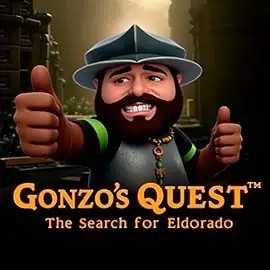 Logo of Gonzo's Quest from NetEnt at Wolf Casino