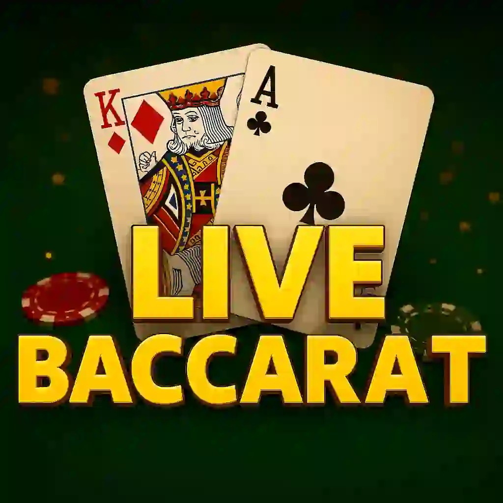 Live Baccarat slot logo by Pragmatic Live at Wolf CasinoLive Baccarat