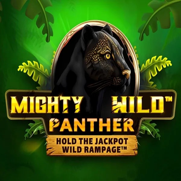 Mighty Wild Panther slot logo by Wazdan at Wolf Casino