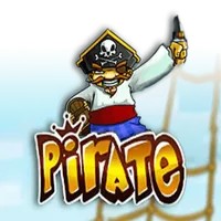 Pirate Slot slot logo by Igrosoft at Wolf CasinoPirate Slot