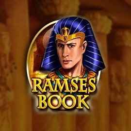 Ramses Book Deluxe slot logo by Gamomat at Wolf CasinoRamses Book Deluxe