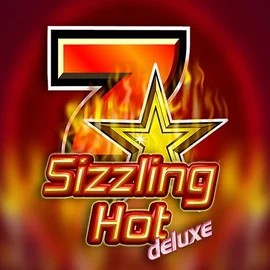 Sizzling Hot Deluxe logo by Novomatic at Wolf Casino